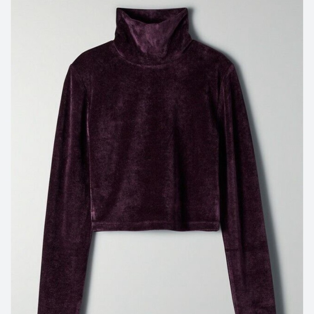 NWT❤️Babaton⭐️Kates Velvet Crop